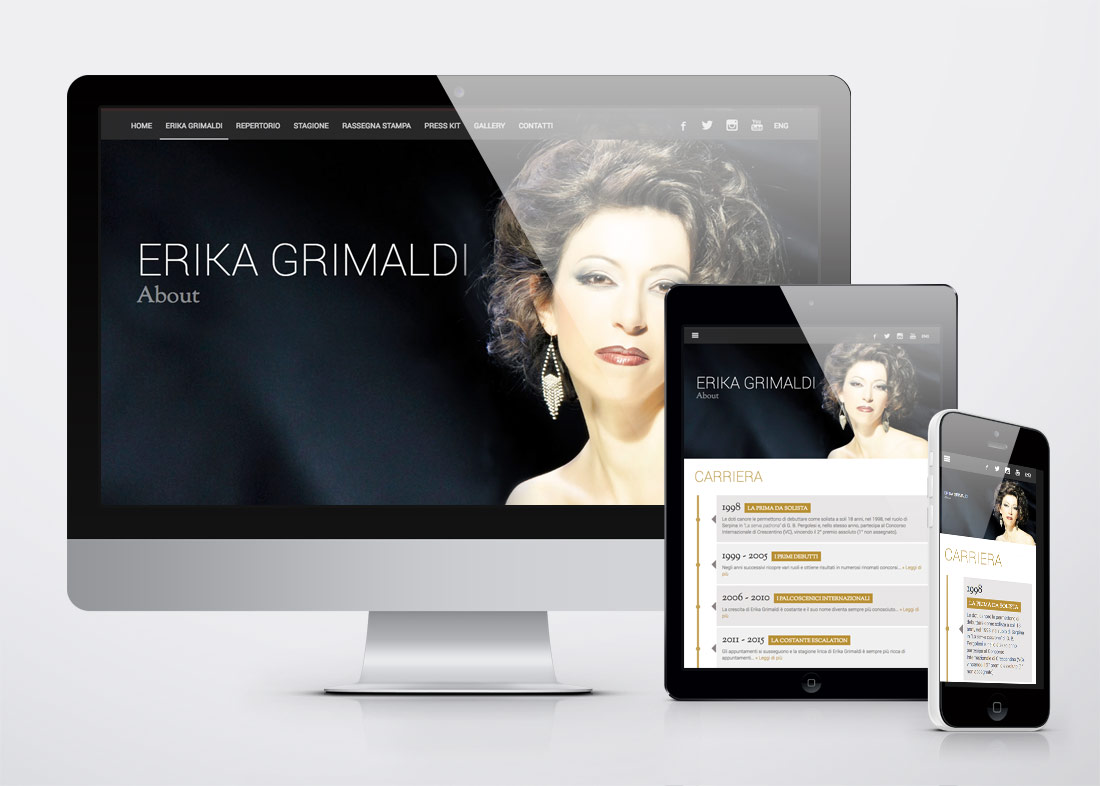 Erika Grimaldi Soprano responsive website