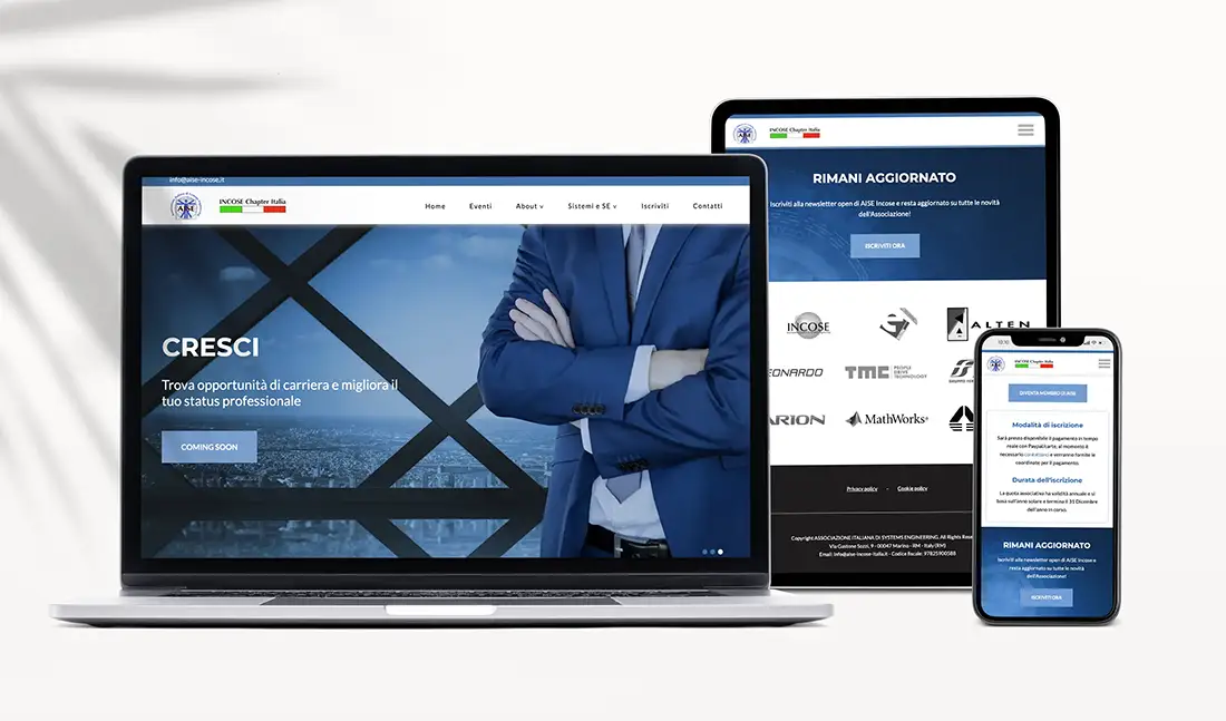 AISE Incose Italia sito web responsive